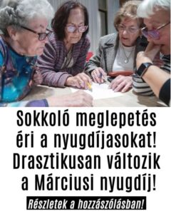 Drasztikusan változik a Márciusi nyugdíj!