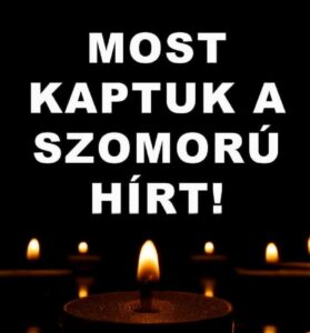 1 perce érkezett! Gyászba borult az ország – Szörnyű hírt kaptunk ma reggelre – nagy név távozott közülünk! 