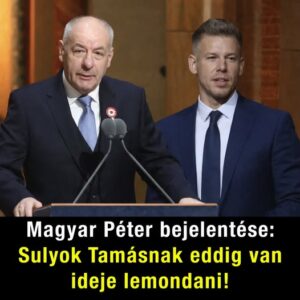 Magyar Péter bejelentése: Sulyok Tamásnak eddig van ideje lemondani