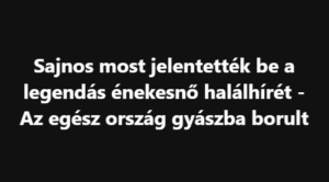 Sajnos most jelentették be a legendás énekesnő halálhírét – Az egész ország gyászba borult