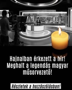 FEKETE CSÜTÖRTÖK! Gyászol az egész ország! Felakasztotta magát a legendás magyar műsorvezető!