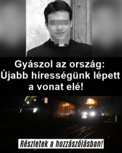 Most erősítették meg! Gyászban az ország!  Újabb legendás hírességünk lépett a vonat elé! Felfoghatatlan ami történik, minden egység a helyszínen: