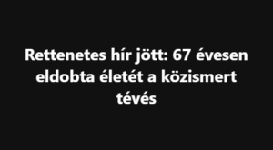 Rettenetes hír jött: 67 évesen eldobta életét a közismert tévés