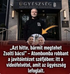 „Azt hitte, bármit megtehet Zsolti bácsi” – Atombomba robbant a javítóintézet széfjében: itt a videófelvétel, amit az ügyészség lefoglalt!