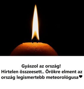 FELFOGHATATLAN! Gyászol a TV2, gyászol az ország! – Örökre elment az ország legismertebb meteorológusa, a nézők hatalmas kedvence