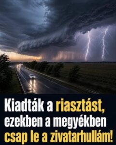 Kiadták a riasztást, ezekben a megyékben csap le a zivatarhullám!