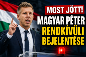 Most jött Magyar Péter rendkívüli bejelentése