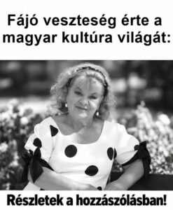 Fájó veszteség érte a magyar kultúra világát: