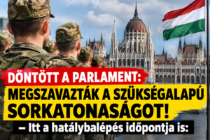 Döntött a Parlament: Megszavazták a szükségalapú sorkatonaságot! – Itt a hatálybalépés időpontja is: